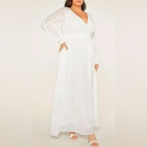 Long dress wedding dress or party